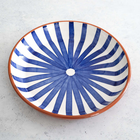 Ray Serving Bowl in Blue Ø27cm