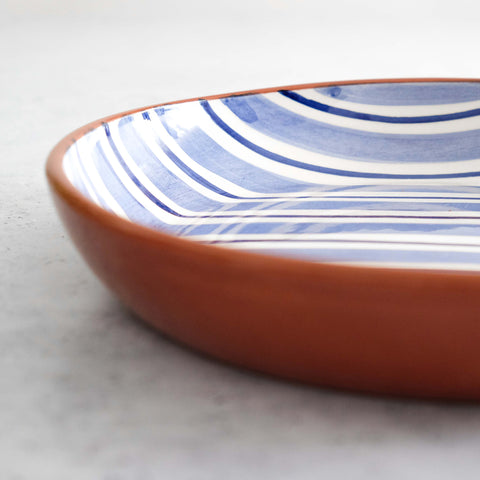 Cabana Serving Bowl in Blue Ø27cm