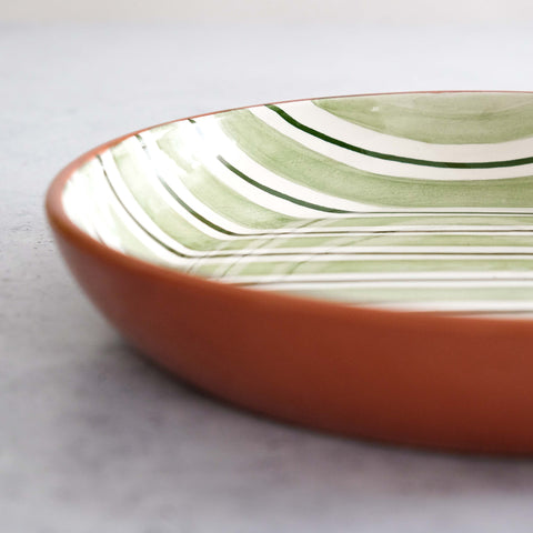 Cabana Serving Bowl in Green Ø27cm