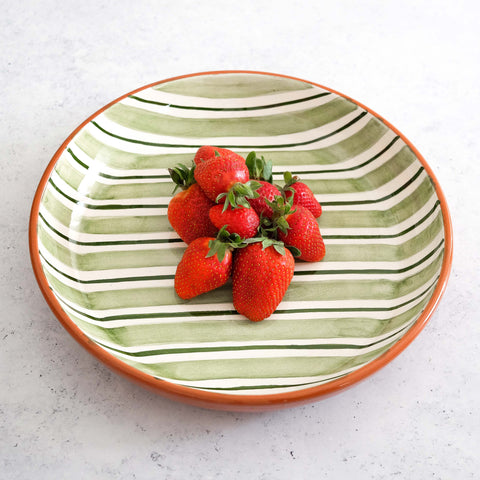Cabana Serving Bowl in Green Ø27cm