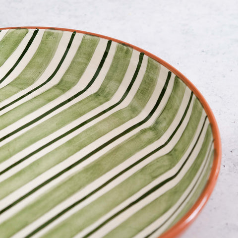 Cabana Serving Bowl in Green Ø27cm