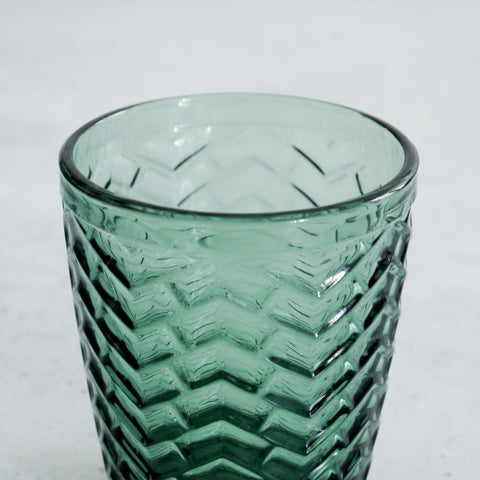 Vaso de Agua Verde 270ml - Set de 6