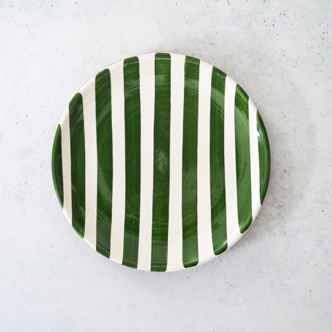 Small bold stripe plate Ø23cm