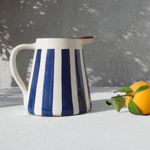 Stripe Jug in Blue 2L