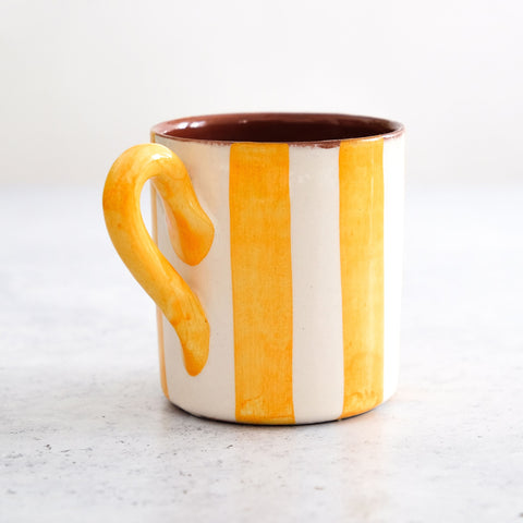 Bold Stripe Mug in Orange 300ml
