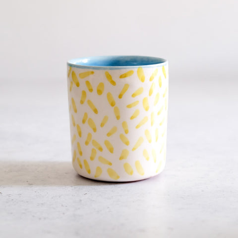 Mug Light Blue/Yellow 200ml