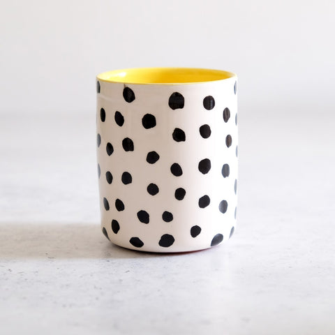 Mug Yellow/Black 200ml