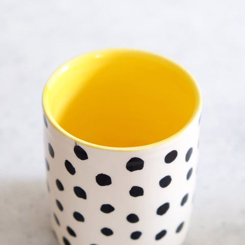 Mug Yellow/Black 200ml