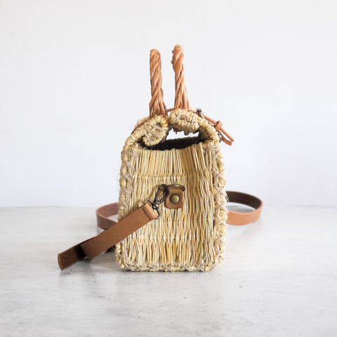 Cesto tradicional português com alça Mini Natural