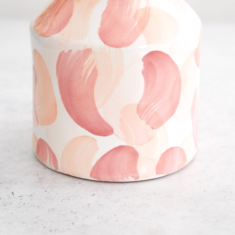 Fan garafe large vase in Mauve