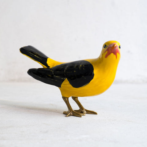 Ceramic-animal-oriole-loriot-laboratorio d'estoria