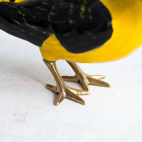 Ceramic-animal-oriole-loriot-laboratorio d'estoria
