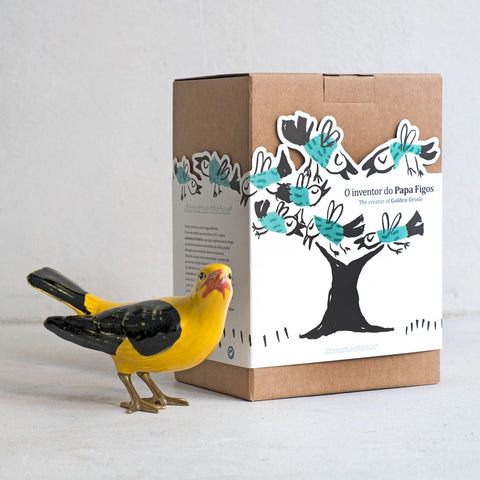 Ceramic-animal-oriole-loriot-laboratorio d'estoria
