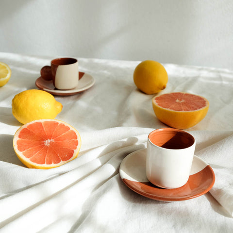 Ceramic-Espresso Cup-Taza Cafe-TasseKaffe-Tasse Cafe-Chavena Cafe-Casa Cubista