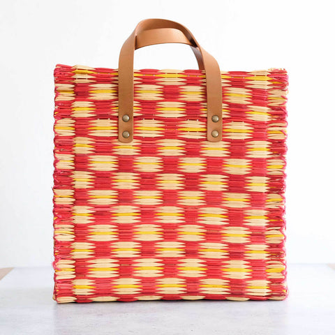Traditional Portuguese Basket with leather handle