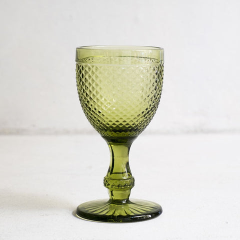 Water Glasses in Green 220ml - Set of 6