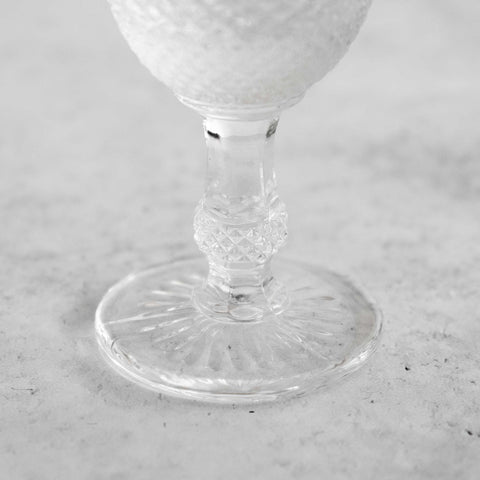 Copo de vinho branco transparente 110ml - Conjunto de 6