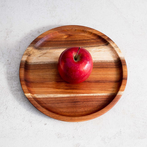 Acacia serving plate