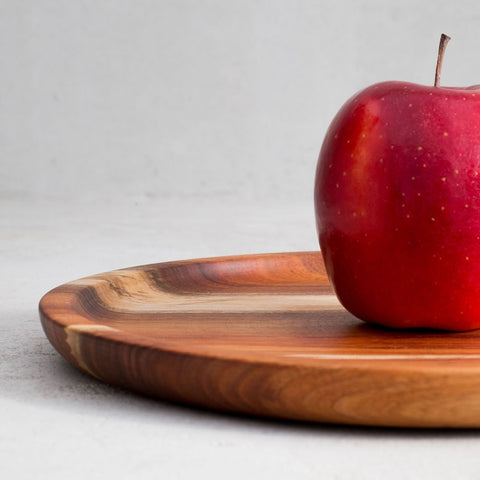 Acacia serving plate