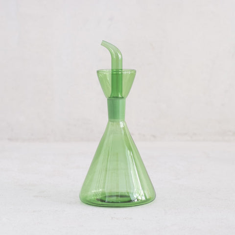 aceitera-cruet-burette-Olflaschche-glass-handmade