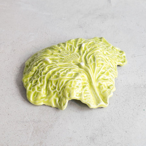 leaf plate-Blattplatte-feuille plat-prato folha-ceramic-laboratoria d'estoria