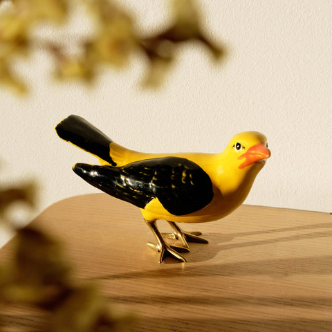 Ceramic-animal-oriole-loriot-laboratorio d'estoria