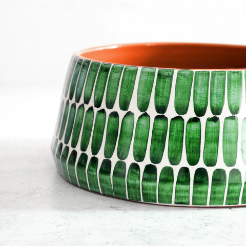 Large Dash Bowl Green Ø24cm