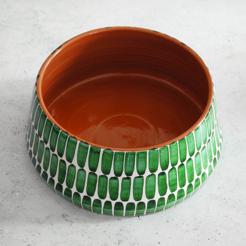 Large Dash Bowl Green Ø24cm