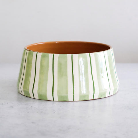 Cabana large Fruit bowl in green Ø24cm