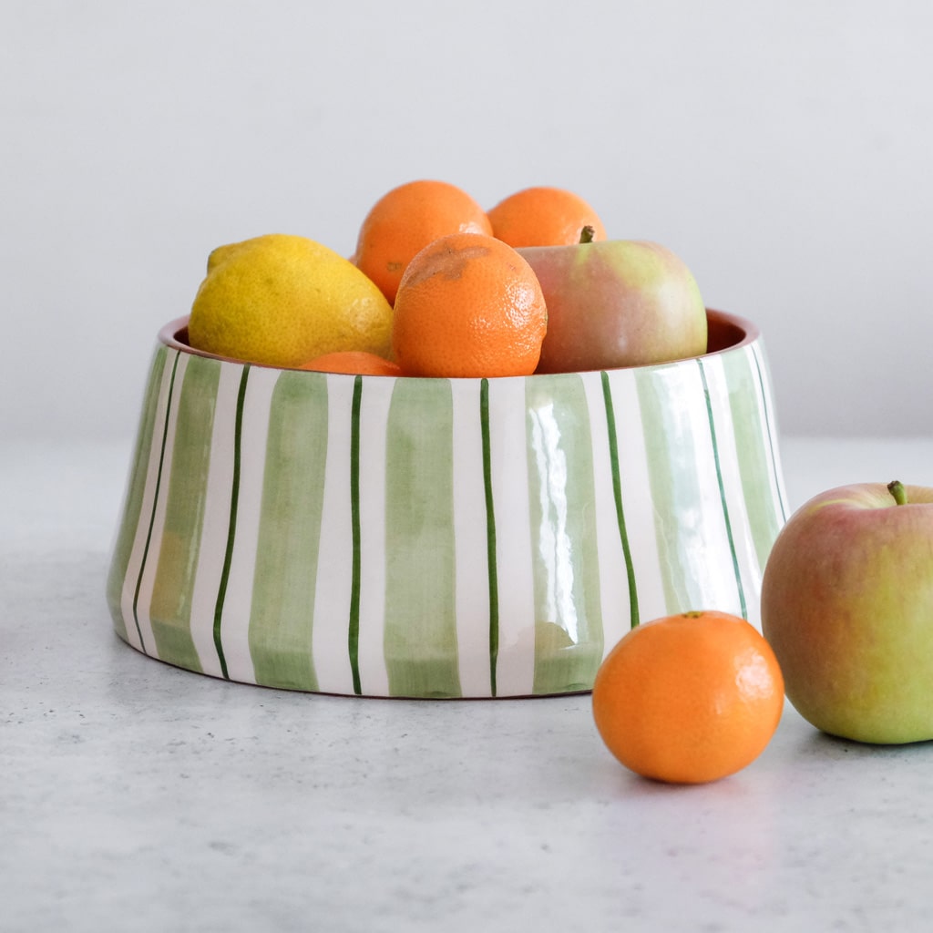Cabana Large Bowl in Green