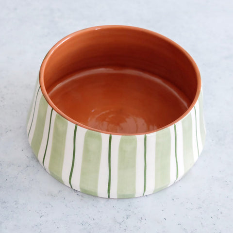 Cabana large bowl in green Ø24cm