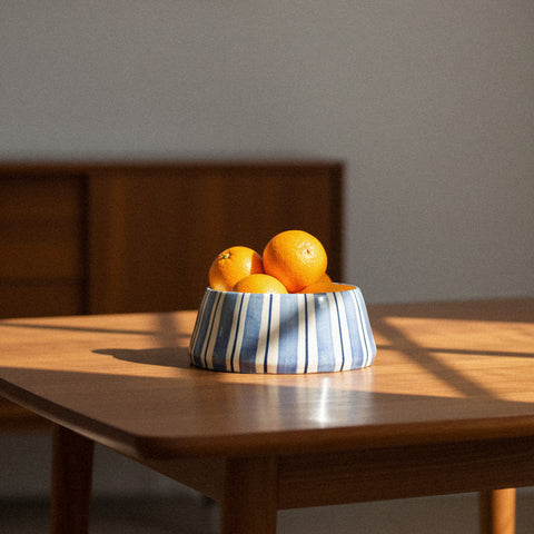 Fruteira grande Cabana em azul Ø24cm - Envio no final de novembro