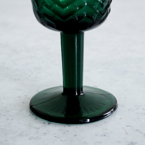 Copa de vino tinto en verde 250ml - Set de 6