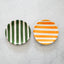 Mini bold stripe plate Ø12cm
