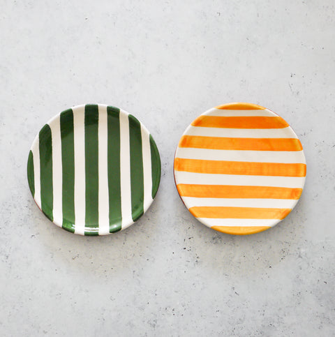 Mini bold stripe plate Ø12cm