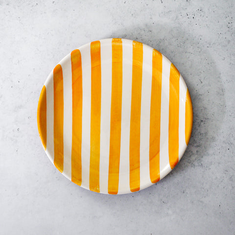 Small bold stripe plate Ø23cm