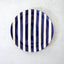Small bold stripe plate Ø23cm
