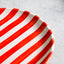Small bold stripe plate Ø23cm