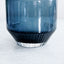 Jarrón mediano de cristal azul
