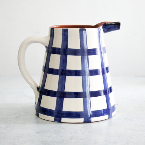 Gitterkrug in Blau 2L