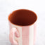 Bold Stripe Mug in pink