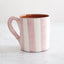 Taza Bold Stripe en rosa 300ml