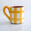 Grid Mug in Yellow 250ml