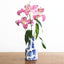 Fan garafe large vase in Blue