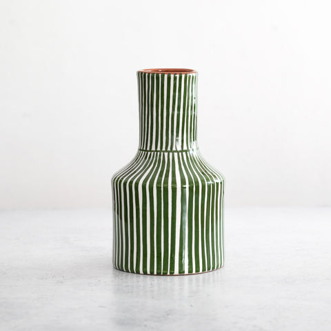 Garafe große Vase in Grün