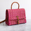 Traditional Portuguese Basket with strap - Small Magenta