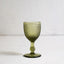 White Wine Glass in Green - Set of 6