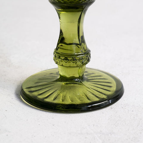Water Glasses in Green - Set of 6
